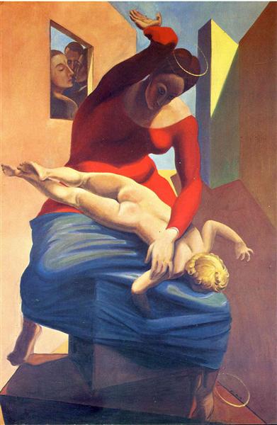The Virgin Spanking the Christ Child Before Three Witnesses: Andre Breton, Paul Eluard, and the Painter